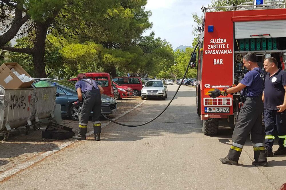 požar Topolica, Foto: Služba zaštite i spasavanja Bar