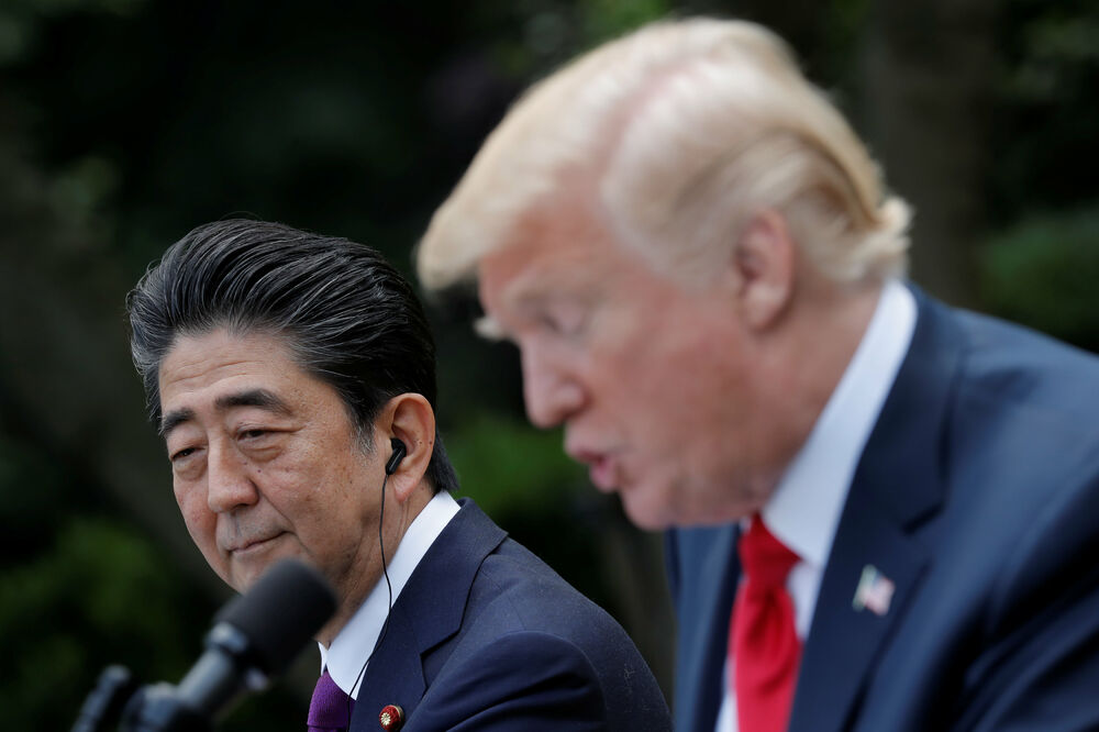 Šinzo Abe, Donald Tramp, Foto: Reuters