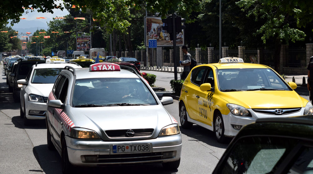 Taksisti protest