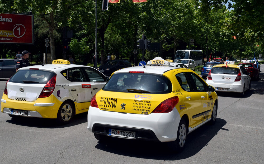 Taksisti protest