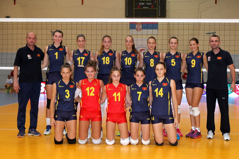 Ženska juniorska odbojkaška reprezentacija, Foto: OSCG