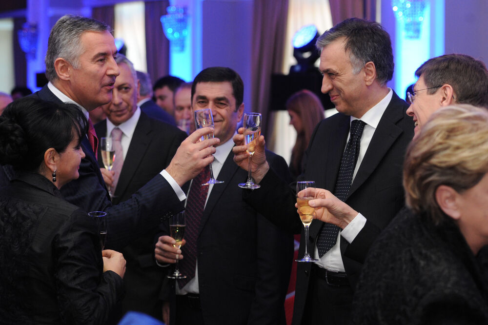 Milo Đukanović, Filip Vujanović, Foto: Savo Prelević