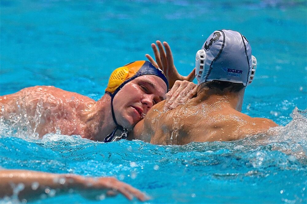 Danil Merkulov Eger - Jadran Carine, Foto: Waterpolo.hu