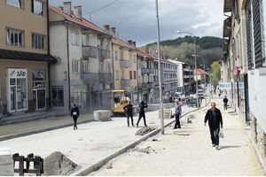 Glavnu ulicu će raditi Pljevljaci