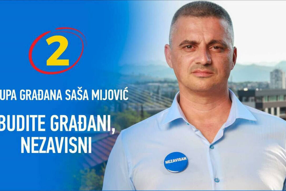 Saša Mijović, Foto: Grupa građana Saša Mijović