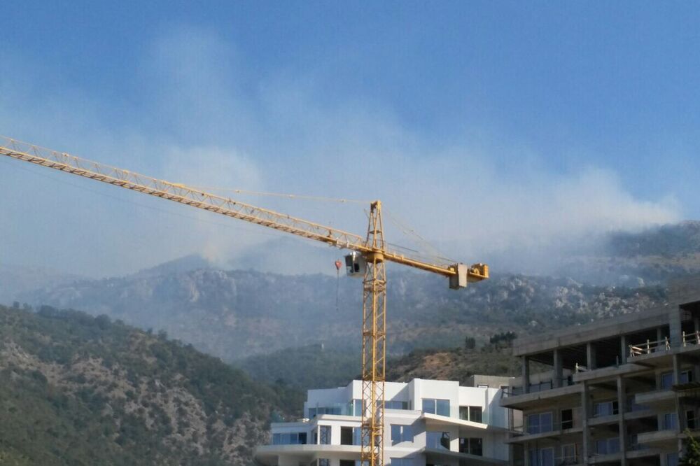 Požar, Paštrovska gora, Foto: Čitalac Vijesti
