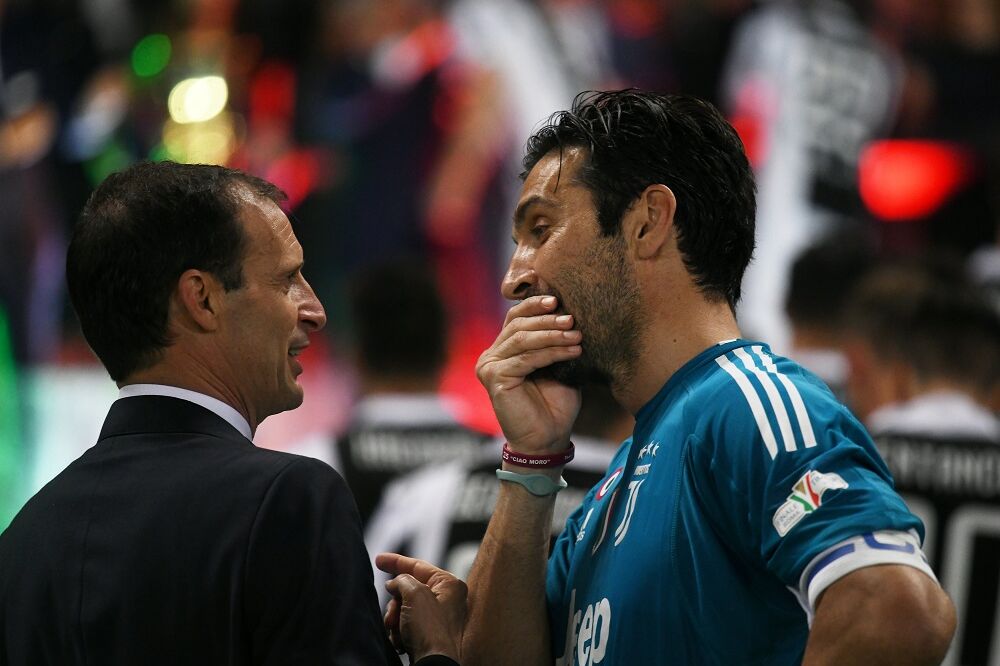 Đanluiđi Bufon i Masimilijano Alegri, Foto: Reuters