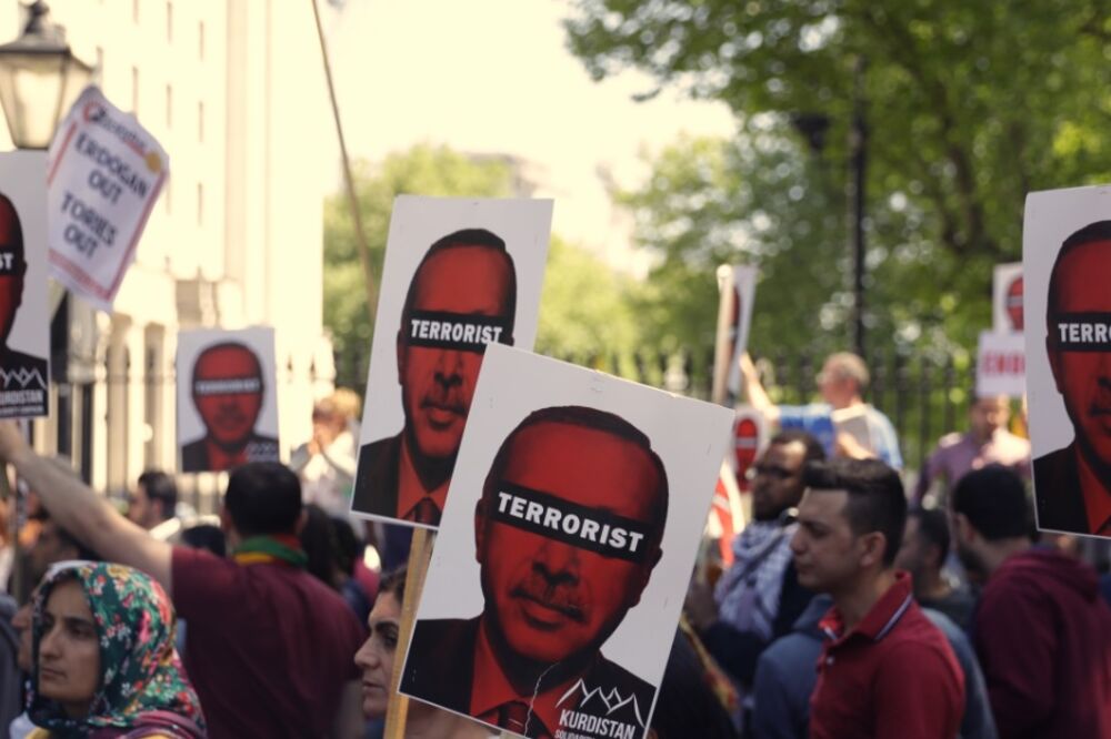 London, protest protiv Erdogana, Foto: Beta-AP