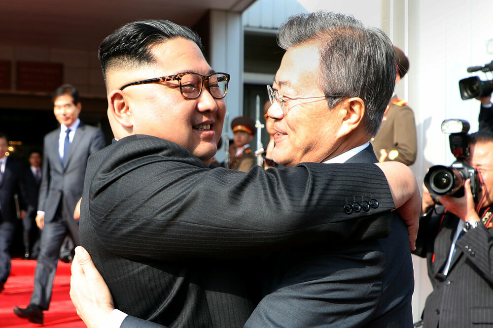 Kim Džong Un, Mun Džae In, Foto: Reuters