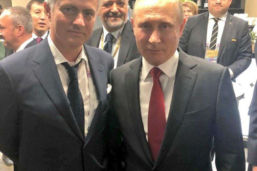 Putin i Murinjo, Foto: Twitter