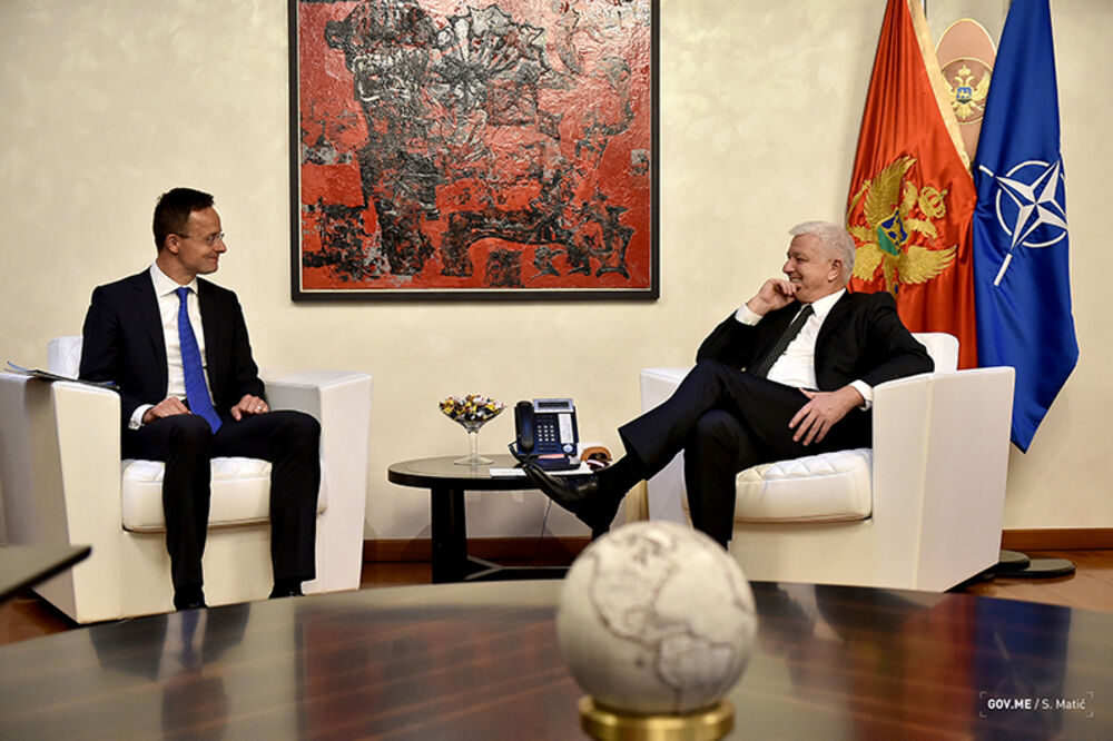 Peter Sijarto, Duško Marković, Foto: Vlada Crne Gore