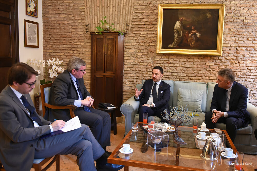 Aleksandar Bogdanović, posjeta Rimu, Foto: Vlada Crne Gore