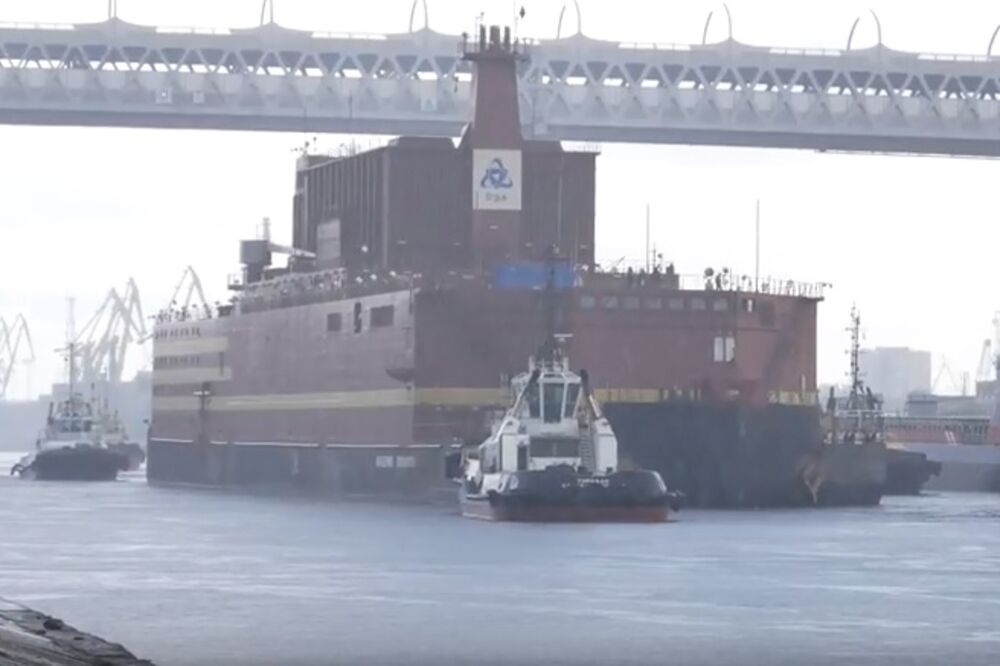 Ruska nuklearna centrala Akademik Lomonosov, Foto: Screenshot (YouTube)