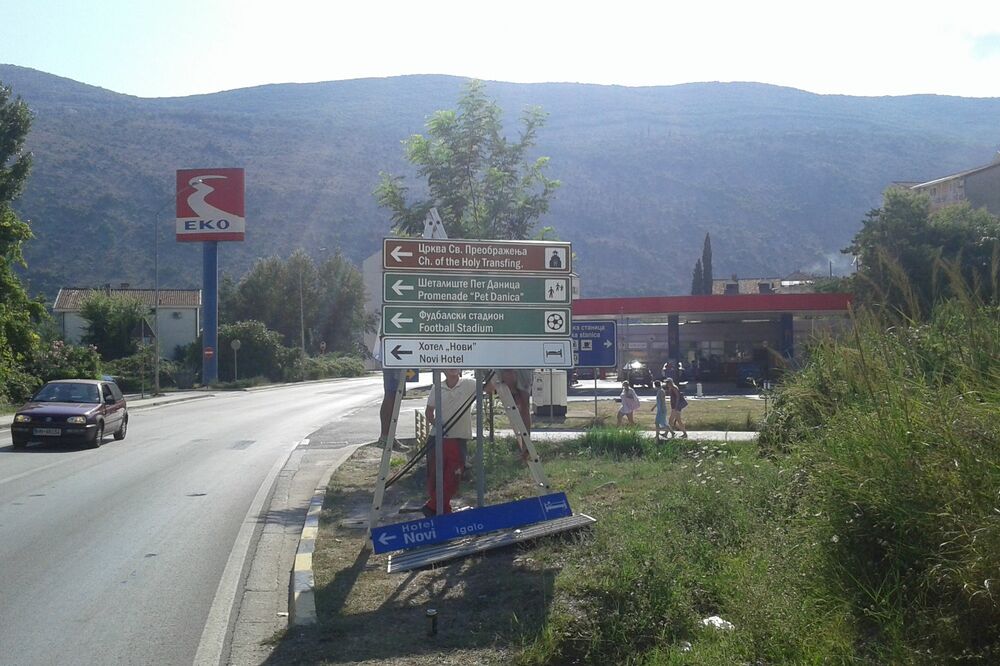 Turistička signalizacija, Herceg Novi, Foto: Opština Herceg Novi