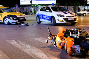 Podgorica: Motociklista povrijeđen u udesu