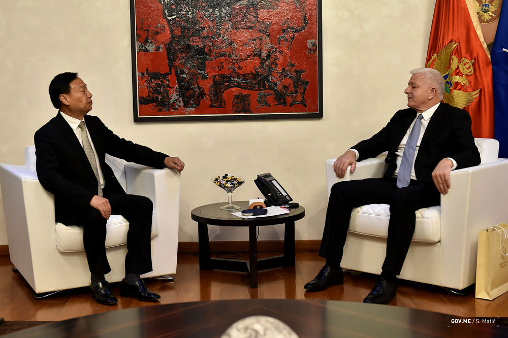 Cui Dživei, Duško Marković, Foto: Gov.me