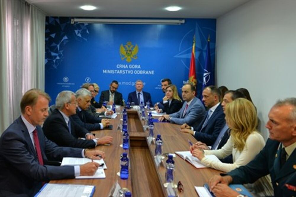 Predrag Bošković, sastanak, Foto: Mod.gov.me