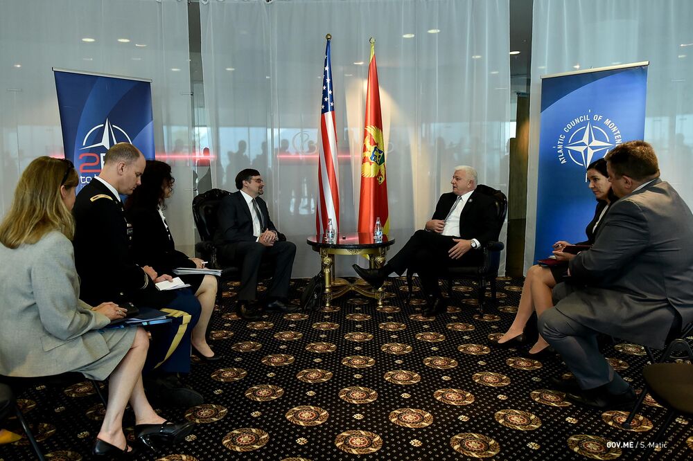 Duško Marković, Metju Palmer, Foto: Gov.me/S. Matić