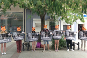 Protest u Podgorici: Krzno ne raste na drveću