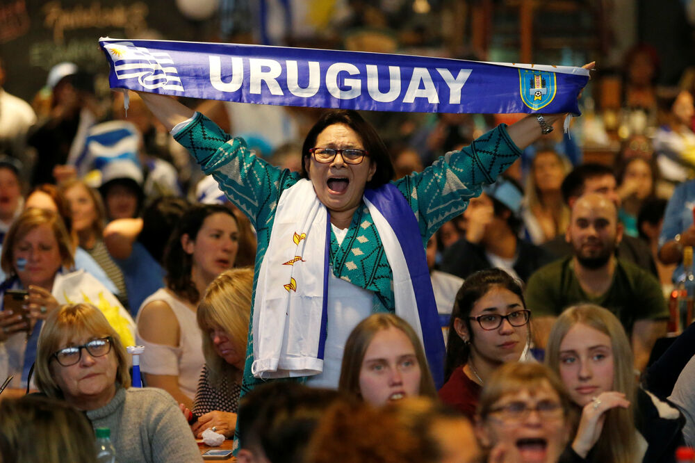Urugvaj slavlje Montevideo, Foto: Reuters