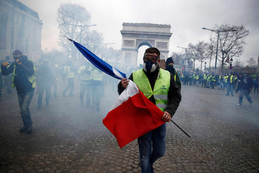 Francuska protest, žuti prsluci, Foto: Reuters