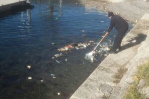 Radnici Porto Montenegra očistili more od otpada