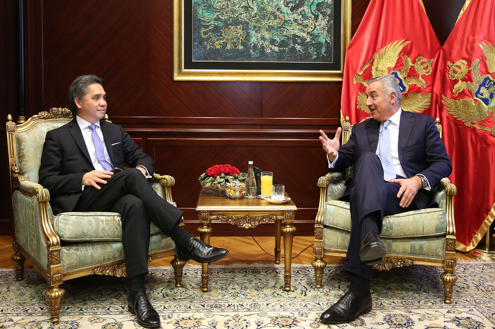 Hari Ričard Džejms Kandu, Milo Đukanović, Foto: Služba za informisanje Predsjednika Crne Gore