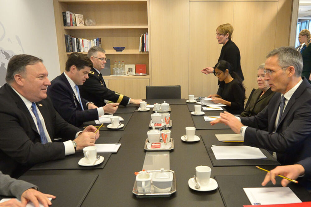 Majk Pompeo, Jens Stoltenberg, Foto: Nato.int
