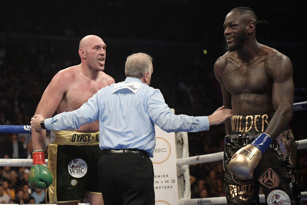 Tajson Fjuri i Diontej Vajlder, Foto: Beta/AP