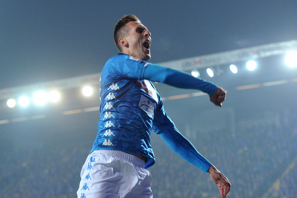Arkadijuš Milik Napoli, Foto: Reuters