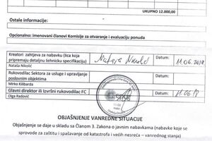 EPCG hitno nabavila travnjak za 12.000 eura jer je "vanredno...