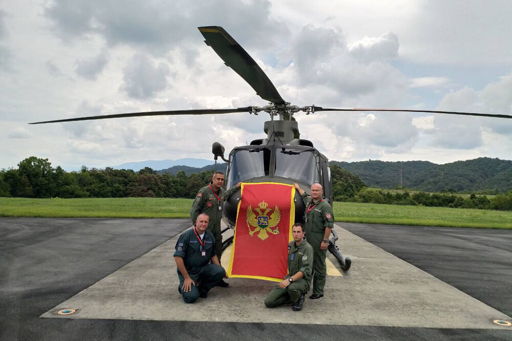 Bel helikopteri, VCG, Foto: Ministarstvo odbrane Crne Gore