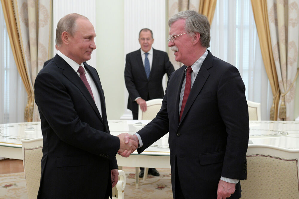 Vladimir Putin, Džon Bolton, Foto: Reuters