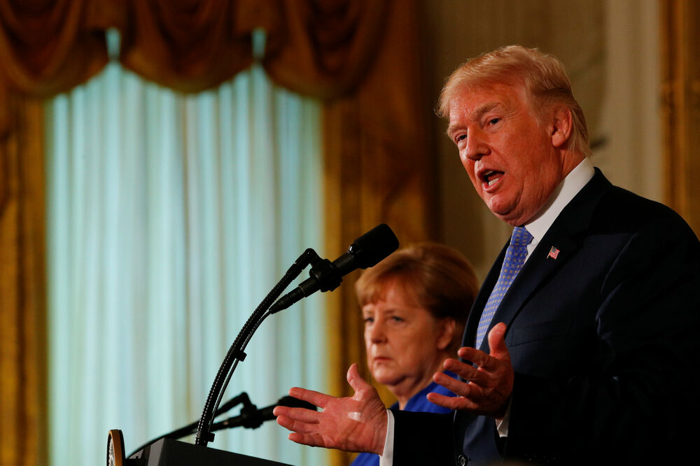 Angela Merkel, Donald Tramp, Foto: Reuters