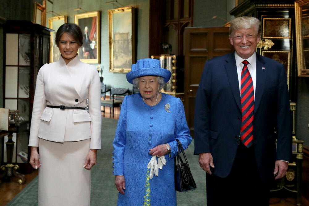 Melanija Tramp, Elizabeta Druga, Donald Tramp, Foto: Reuters