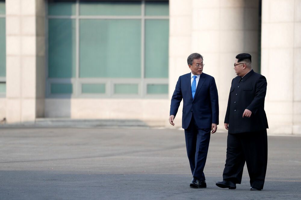 Mun Džae In, Kim Džong Un, Foto: Reuters