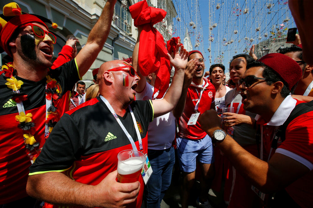 Belgija, navijači, Mundijal, Foto: Reuters
