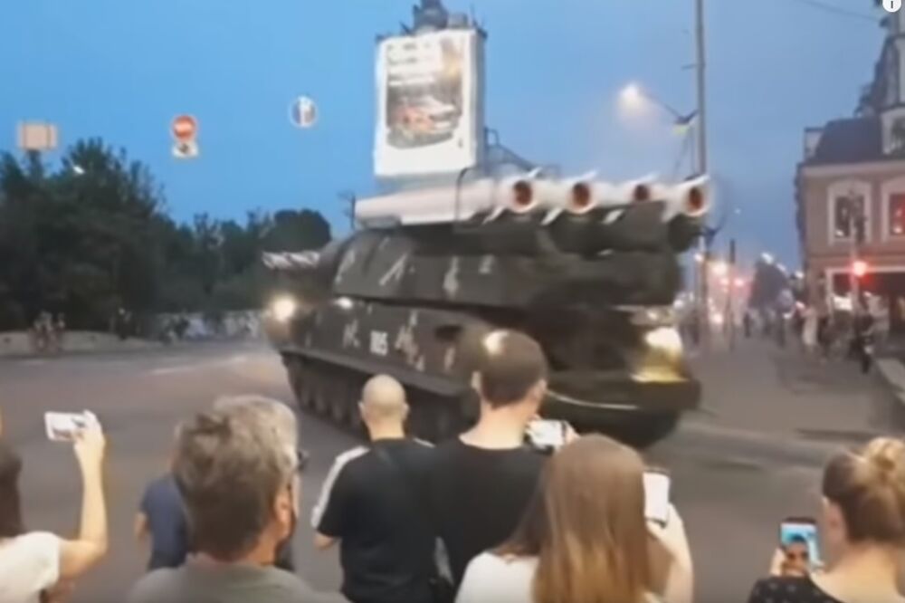 Raketni bacač, Kijev, Foto: Screenshot (RT)