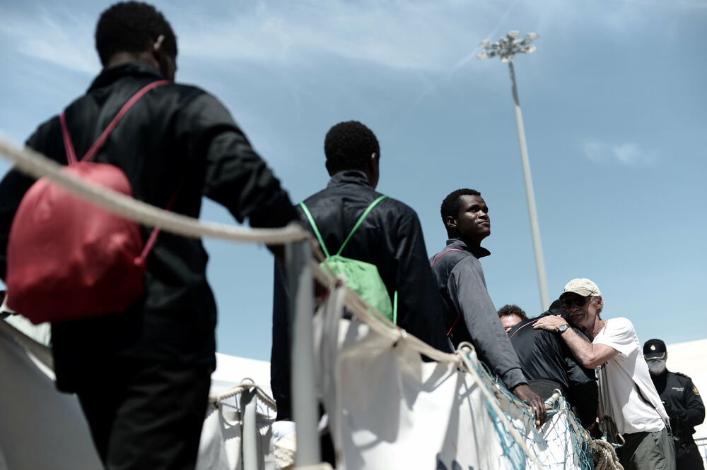 migranti, brod, Foto: Reuters