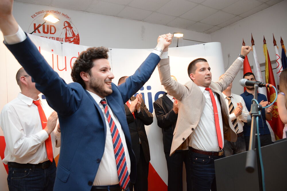 Podgorica za 21 vijek, Dritan Abazović, Aleksa Bečić, Foto: Koalicija za 21. vijek