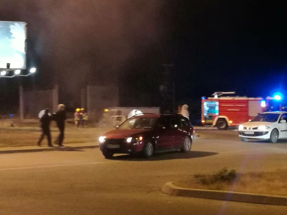 Automobil požar kružni tok