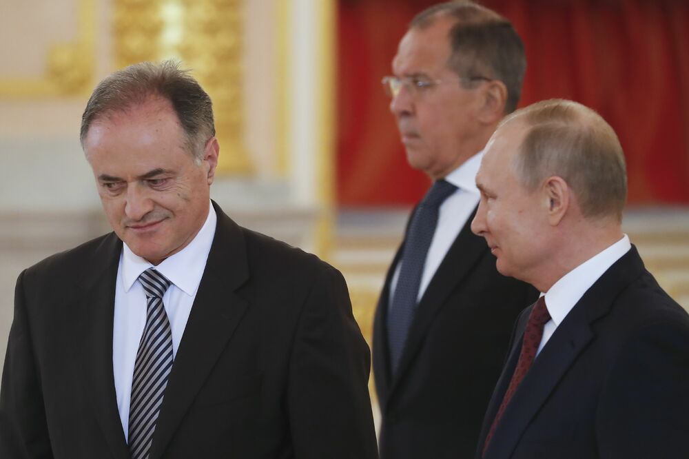 Vladimir Putin, Ramiz Bašić, Sergej Lavrov, Foto: Reuters