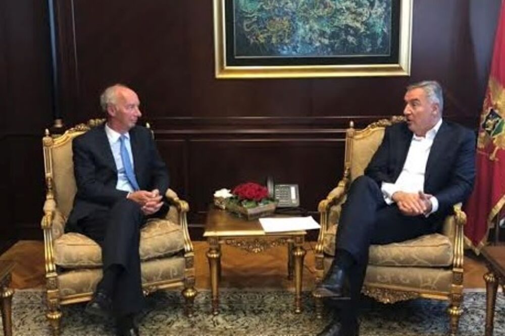 Žan-Dominik Đuliani, Milo Đukanović, Foto: Služba za informisanje Predsjednika Crne Gore