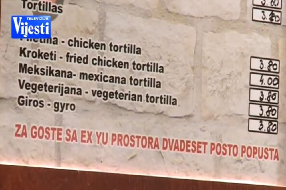 cijene, Kotor, Foto: Screenshot (YouTube)