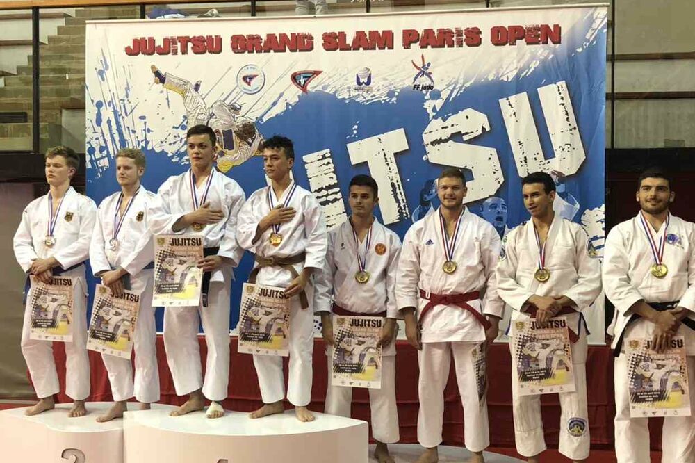 Stefan Vukotić i Filip Pešić, bronza na Pariz openu, Foto: Džiu-džicu savez Crne Gore