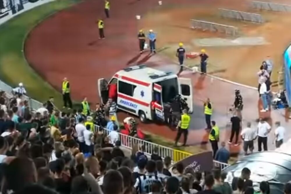 navijač Partizan, Foto: Printscreen