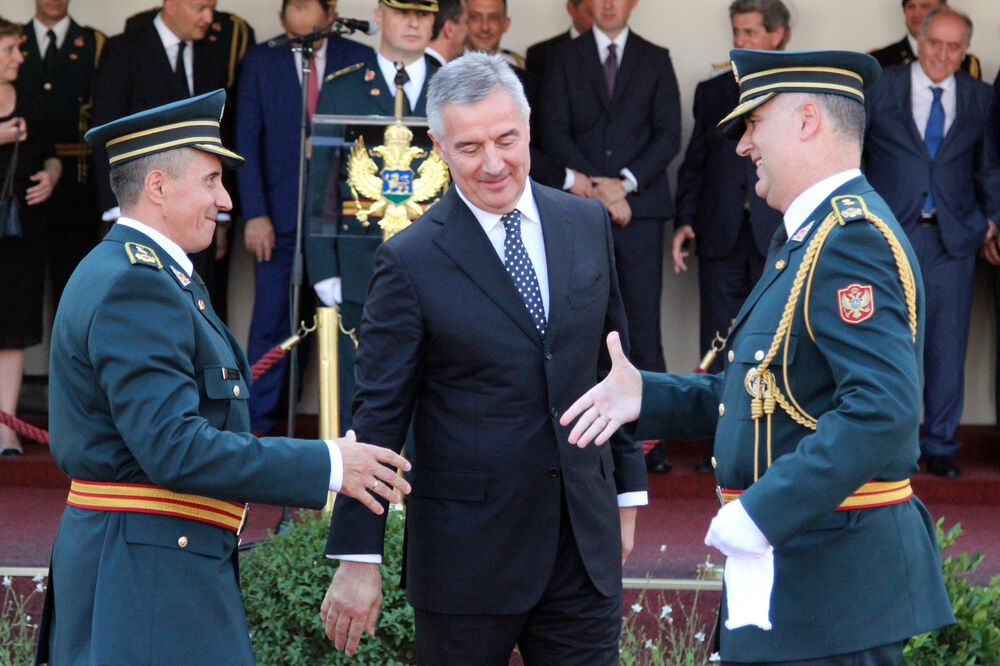 Dragutin Dakić Ilija Daković Milo Đukanović, Foto: Filip Roganović