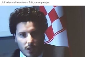 Marina Jočić u Đukanovićevom stilu: Još jedan sa šahovnicom