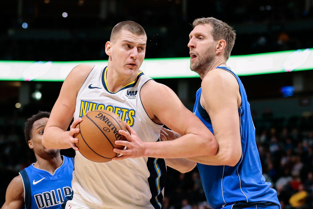 Nikola Jokić, Dirk Novicki, Foto: Reuters
