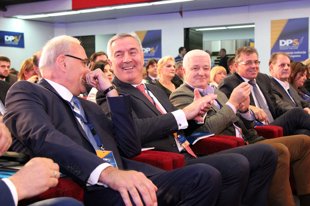 DPS, Milo Đukanović, Duško Marković, Tarzan Milošević, Foto: Filip Roganović
